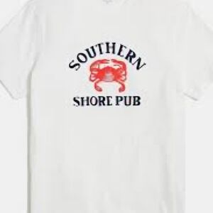 NWT - J. Crew White Tee with Red Graphic - Sz L